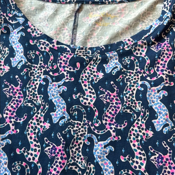 Lilly Pulitzer Dresses & Skirts - Lilly Pulitzer Navy and Pink Seahorse Dress